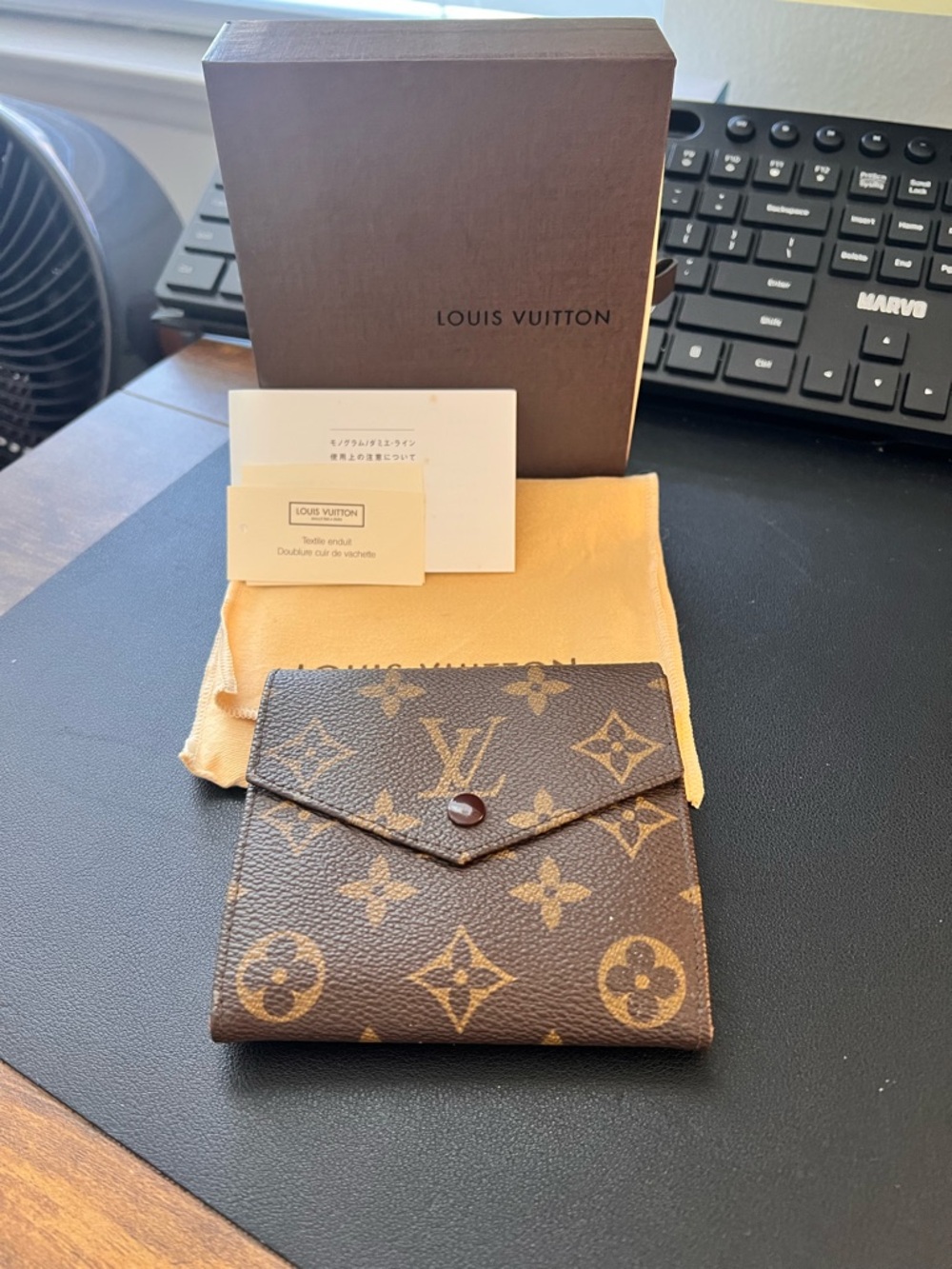 Louis Vuitton Elise Monogram Canvas Compact Wallet